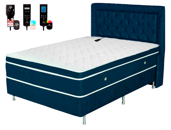 [id: 05] Casal SUEDE AZUL