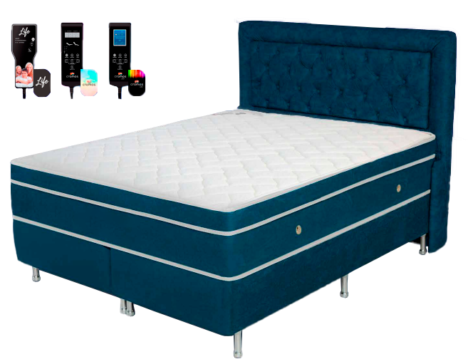 [id: 05] Queen Suede Azul