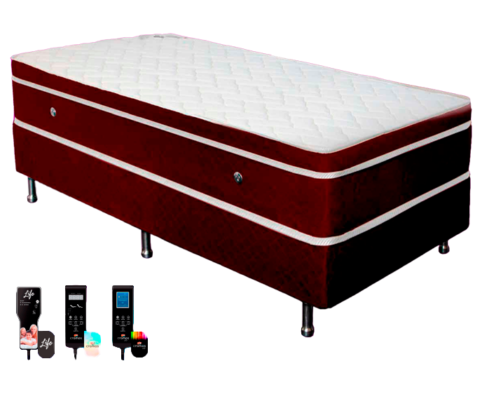 [id: 14] Solteiro  SUEDE PLUS VERMELHO